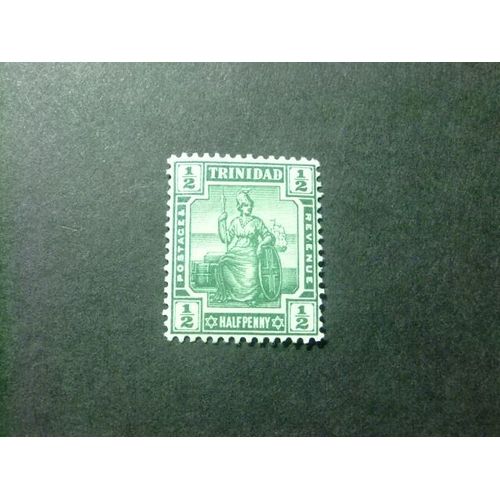 51 Trinidad Trinite 1909 / Britannia / Yvert 75 Mh Filigrane Ca Multiple