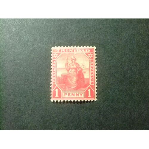 51 Trinidad Trinite 1909 / Britannia / Yvert 76 Mh Filigrane Ca Multiple