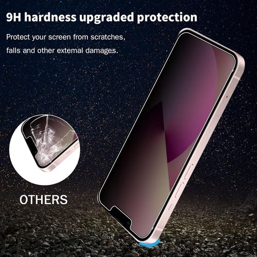 Verre Trempé Anti-Espion pour Samsung Galaxy A36 5G avec Caméra Arrière Protecteur [2+2 Pcs], Protection Objectif Caméra pour Tout Coque¿Dureté 9H HD Glass Anti-Spy Protection d¿écran