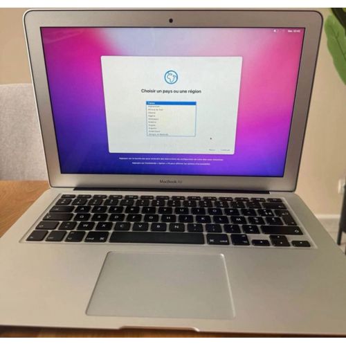 Apple MacBook Air MQD42FN/A Mi-2017 - 13.3" Intel Core i5 - 1.8 Ghz - Ram 8 Go - SSD 256 Go - Azerty - Argent