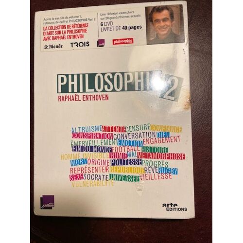 Coffret De 6 Cd Avec Livret De 40 Pages Sous Blister. Philosophie Raphaël Enthoven. Arte Editions.