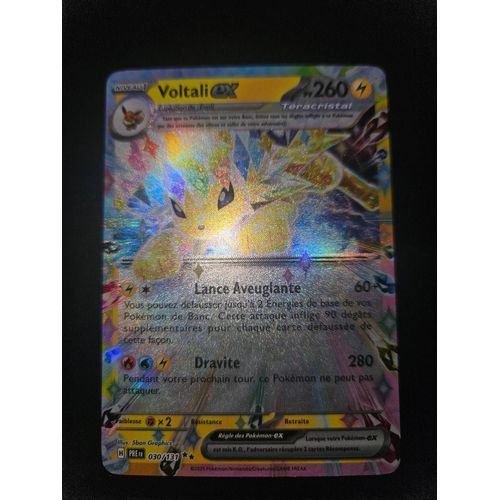 Carte Pokemon Voltali Ex 030/131 Ev8.5 Nm Fr Pokefantasyy