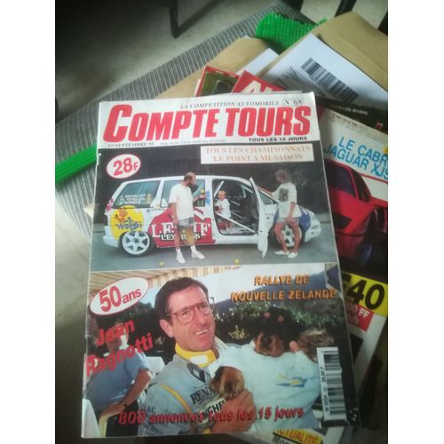 Compte Tours 68 De 1995 Peugeot 806 Procar Et Porsche 968 Club Sport,Pignon,Ragnotti,Ruggeri,Lancia Gr A,Lessay