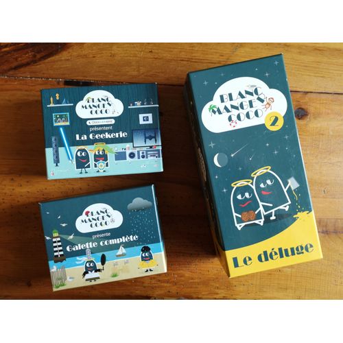 Jeu De Société Blanc Manger Coco 2 Le Déluge Avec 2 Extensions
