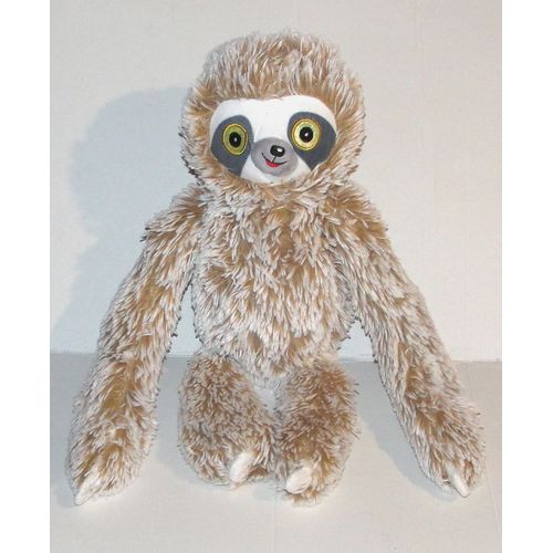 peluche paresseux zeeman doudou singe chiné 40 cm