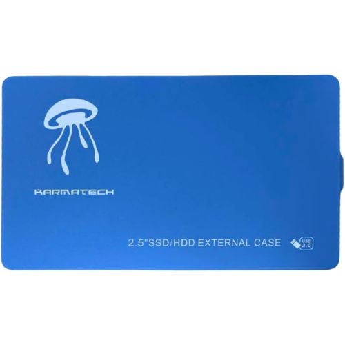 KARMATECH Disque dur Externe,Disque Dur Externe Portable 2.5,USB 3.0,500 Go,Bleu (500 Go) (Reconditionné)