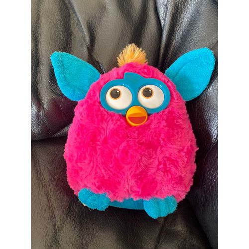 Peluche Furby rose et bleue ultra douce 17 cm