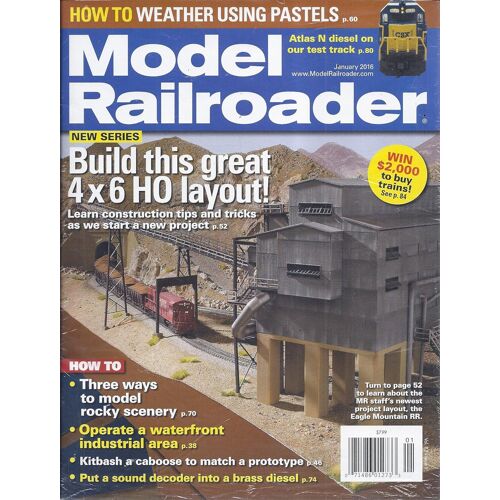 Model Railroader Janvier 2016