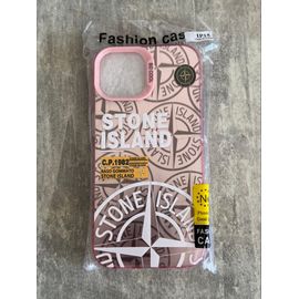 Coque stone ISLAND pour iPhone 15 couleur Rose 