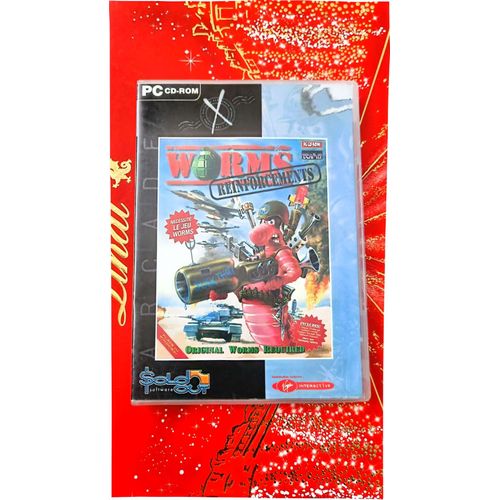 Worms Reinforcements ¿ Jeu Pc Stratégie Tour Par Tour / Multijoueur Local / Version Cd-Rom En Anglais ¿ Vendu Par Blaspo Fr