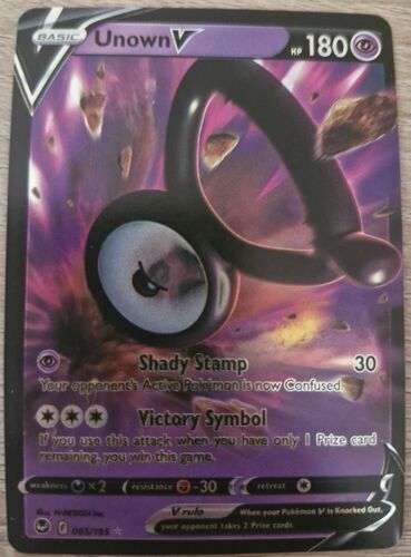 Carte Unown V, Pokémon En Anglais (Shrouden Fable Scarlet & Violet)
