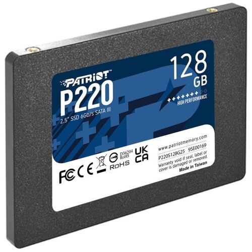 Disque Dur Interne Patriot P220 SATA III 2.5 / SSD 128 Go