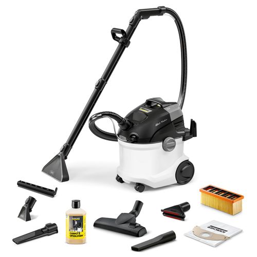 Shampouineuse Karcher SE 6 Signature Line - Puissance 1000W- double cuve 2x4L- Design Premium