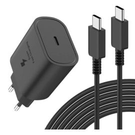 Chargeur Rapide 25w Prise Cable Usb Type C Charge Pour Samsung Galaxy S24 S23 S22 S21 S20 Plus Ultra Note 20 10 9 Plus Ultra A52 A53 A54 A55 - Straße Tech ®