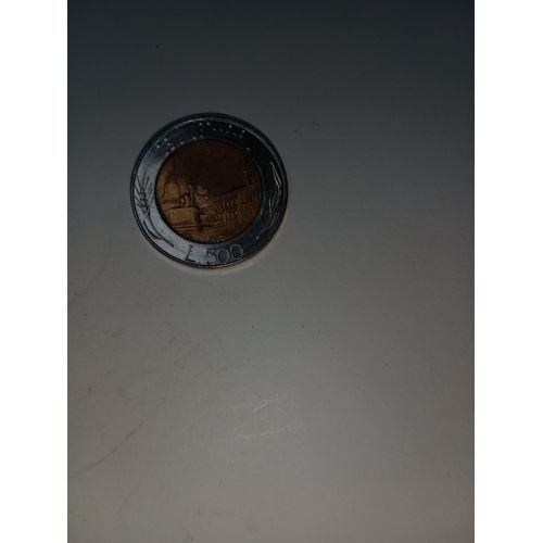 Italie Pièce De Monnaie 500 Lire De 1987