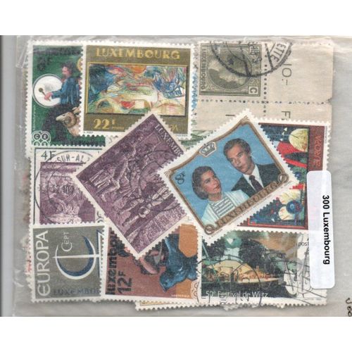 Lot 300 Timbres Du Luxembourg