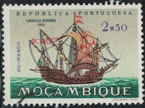 Mozambique 1963 Oblitéré Bateau Caravela Redonda Voilier Y&T Mz 497 Su