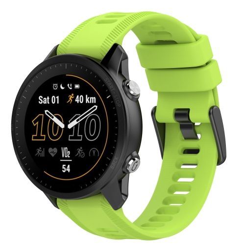 Bracelet En Silicone Uni 22 Mm Pour Garmin Instinct 2 - Couleur Citron Vert
