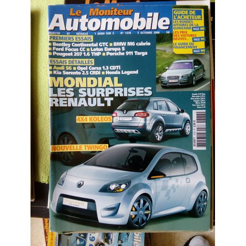Le Moniteur Automobile 1378
