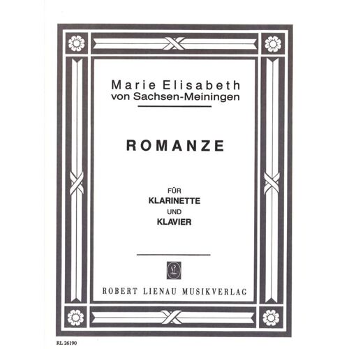 Romanze Für Klarinette Und Klavier