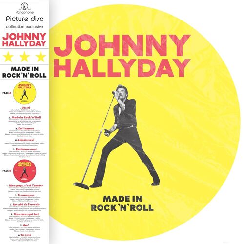 Johnny Hallyday Made In Rock N Roll Picture Disc