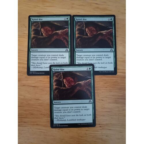 Rabid Bite // Morsure Enragée (Ténèbres Sur Innistrad)