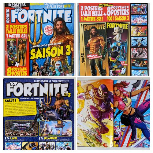 Magazine Top Fornite (N°3 ; Année 2018 ; Inclus 10 Posters)