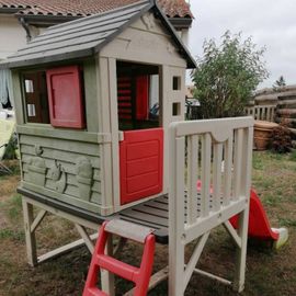 Maisonnette Smoby Pour Enfant Avec Toboggan