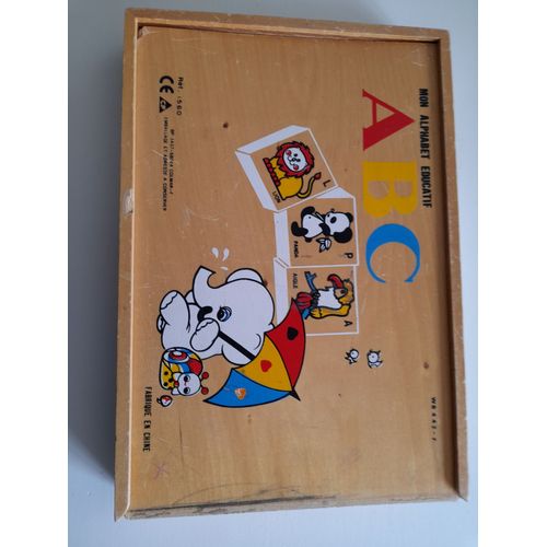 Mon Alphabet Éducatif Jeux Bois
