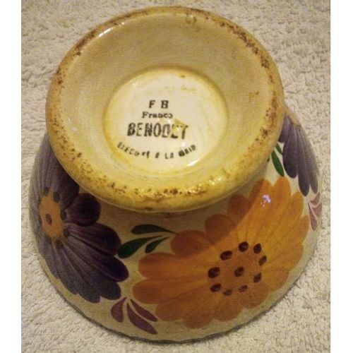Vintage - Petit Bol - " F H Benodet " - Gien
