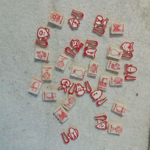 32 Marque-Verre En Plastique