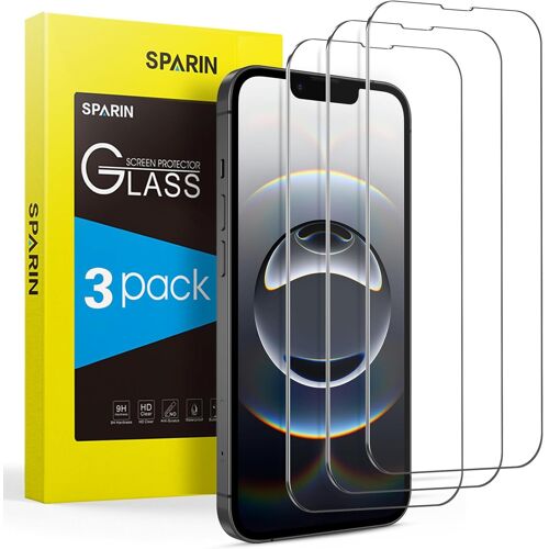 Pack Of 3 Tempered Glass Compatible With Iphone 16e / Iphone 14 / Iphone 13 / Iphone 13 Pro Screen Protector, Iphone 16e 6.1 Inch Screen Protector, Bubble-Free, 9h Hardness