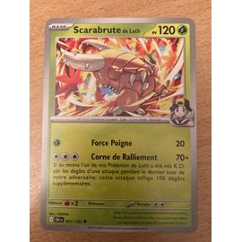 (1179) Scarabrute De Luth 1/182 Pokemon 