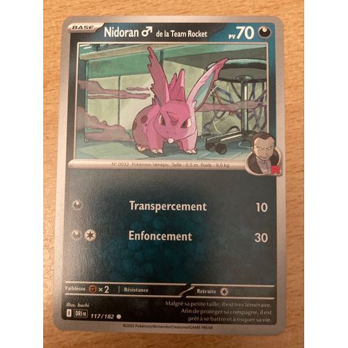 (1918) Nidoran De La Team Rocket 117/182 Pokemon 