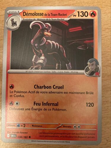 (1055) Démolosse De La Team Rocket 38/182 Pokemon 