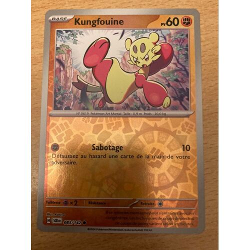 (1000) Kungfouine 83/142 Pokemon 