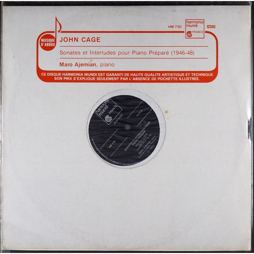 John Cage - Maro Ajemian ; Sonates Et Interludes Pour Piano Préparé ( 1946 - 48 )