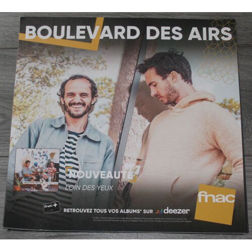 Plv 30x30cm Souple Glacée Boulevard Des Airs Loin Des Yeux / Magasins Fnac
