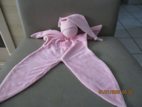 Doudou Plat Lutin Rose Cuski