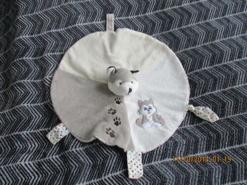 Doudou Plat Rond Chien/Ours/Renard Rodadou Roda