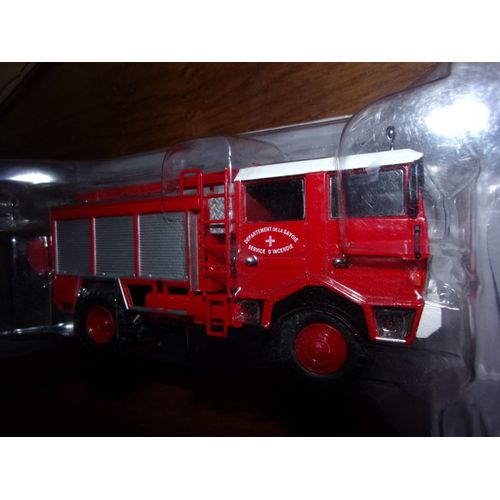 Berliet Gbd Fourgon Sapeur Pompier Camion Fire Truck 1:43 Ixo Hachette-Hachette