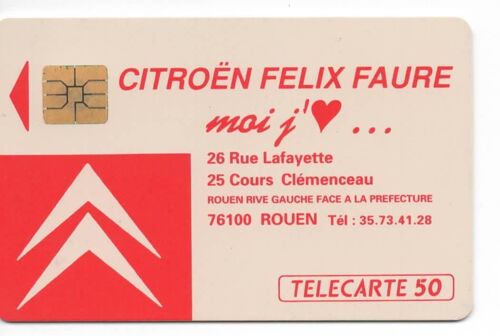 Télécarte Citroen Félix Faure