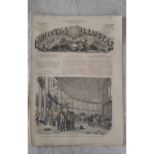 L Univers Illustré Journal No 585 - Mercredi 31 Octobre 1866 .