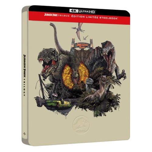 Jurassic Park - Trilogie - 4k Ultra Hd - Édition Steelbook Limitée