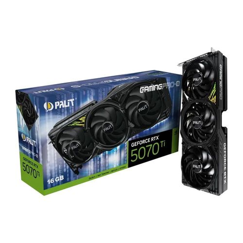 Palit GeForce RTX 5070 Ti GamingPro-S, GeForce RTX 5070 Ti, 16GB GDDR7, PCI-Express