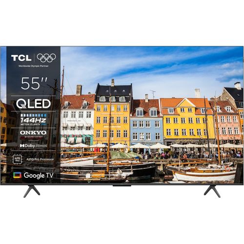 TCL 55QLED810K 55" (140 cm) QLED TV, 4K UHD, HDR, Smart TV, Dolby Atmos, Google TV, 120 Hz, 2025