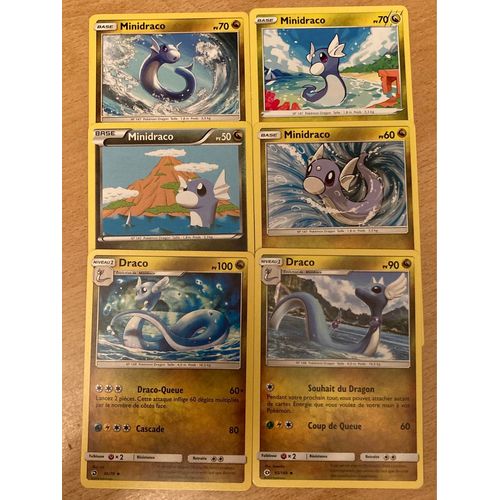 (3464) 4x Minidraco + 2x Draco (Pokemon) 