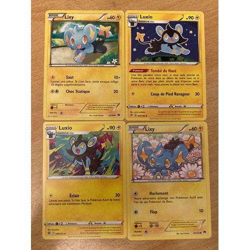 (3439) 2x Lixy + 2x Luxio (Pokemon) 