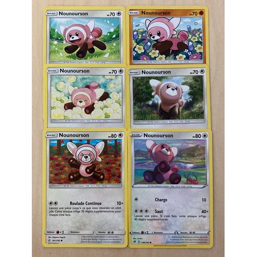 (3173) 6x Nounourson (Pokemon)
