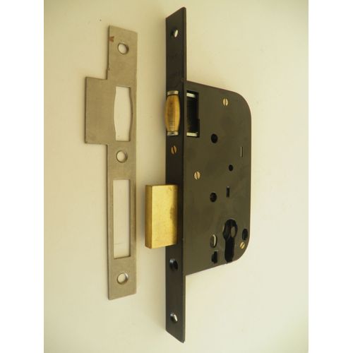 Serrure Sureté à larder à ROULEAU Pène dormant Multibat JPM 2900 Axe:50 Entrée cylindre standard, +Gâche acier